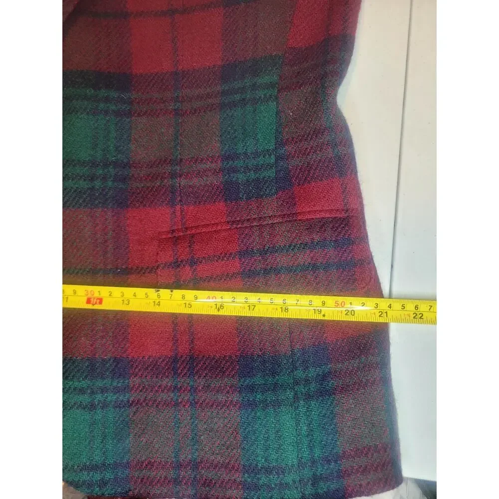 Vintage Ralph Lauren Blazer Mens 40 Tartan Plaid Wool Sport Coat Polo University - Picture 11 of 16